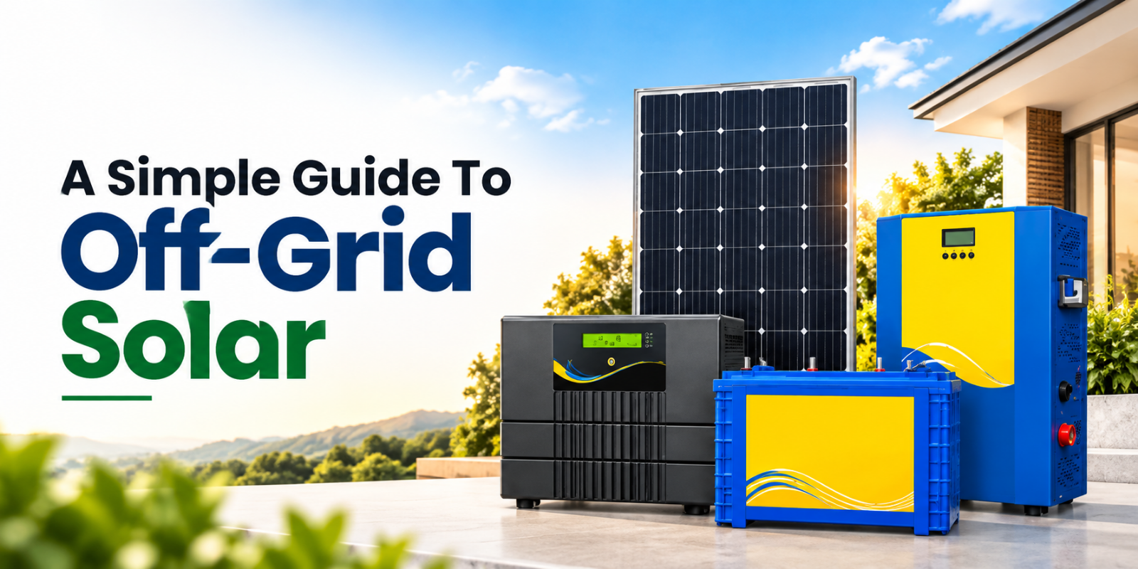 Off-grid solar system information